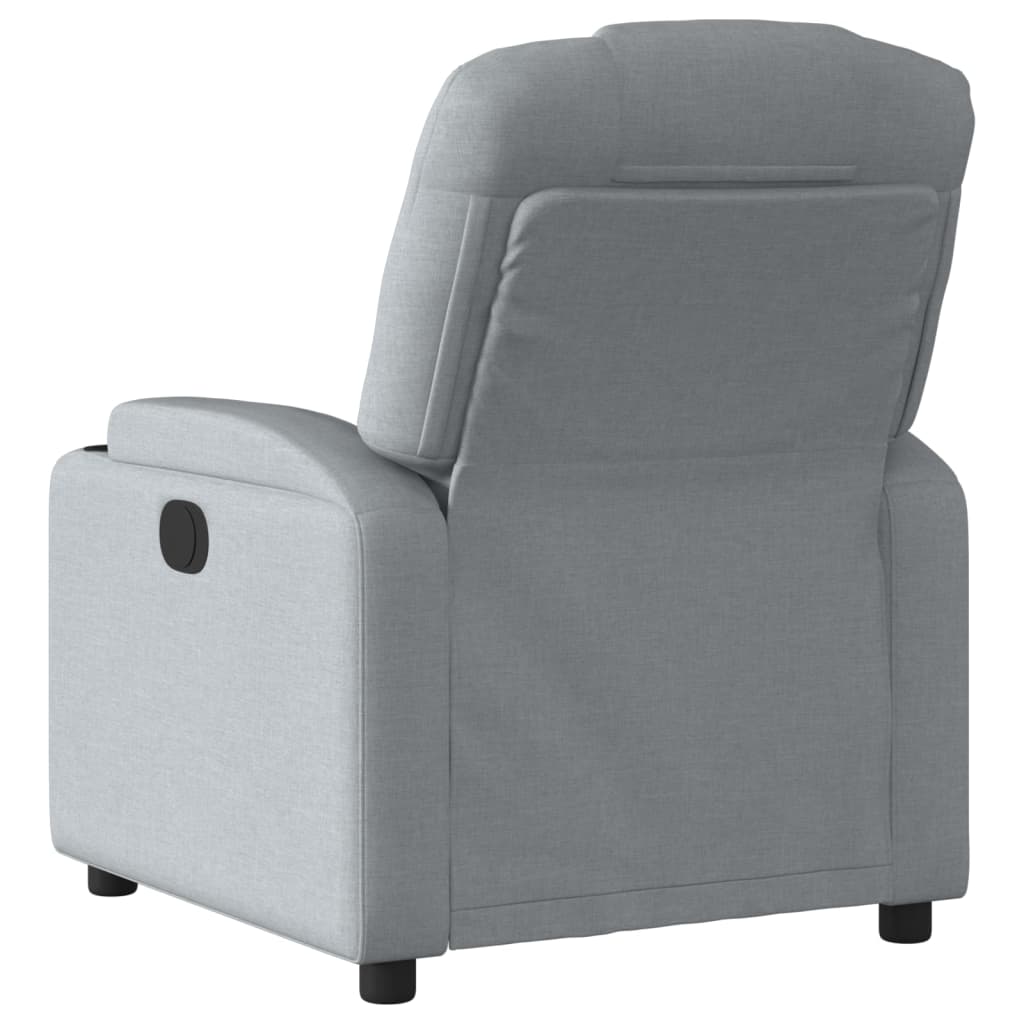 Fauteuil inclinable Gris clair Tissu - XIOS