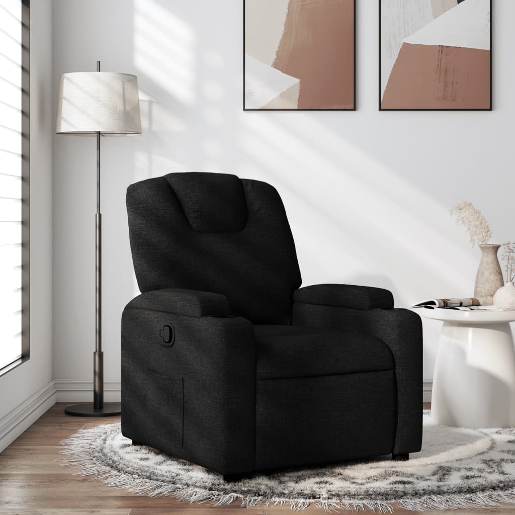 Fauteuil inclinable Noir Tissu - XIOS
