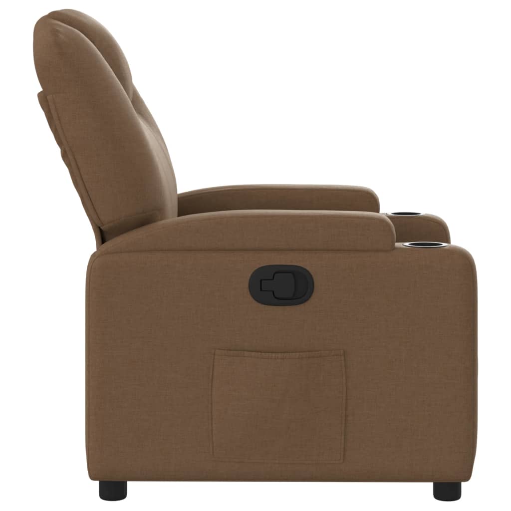 Fauteuil inclinable Marron Tissu - XIOS