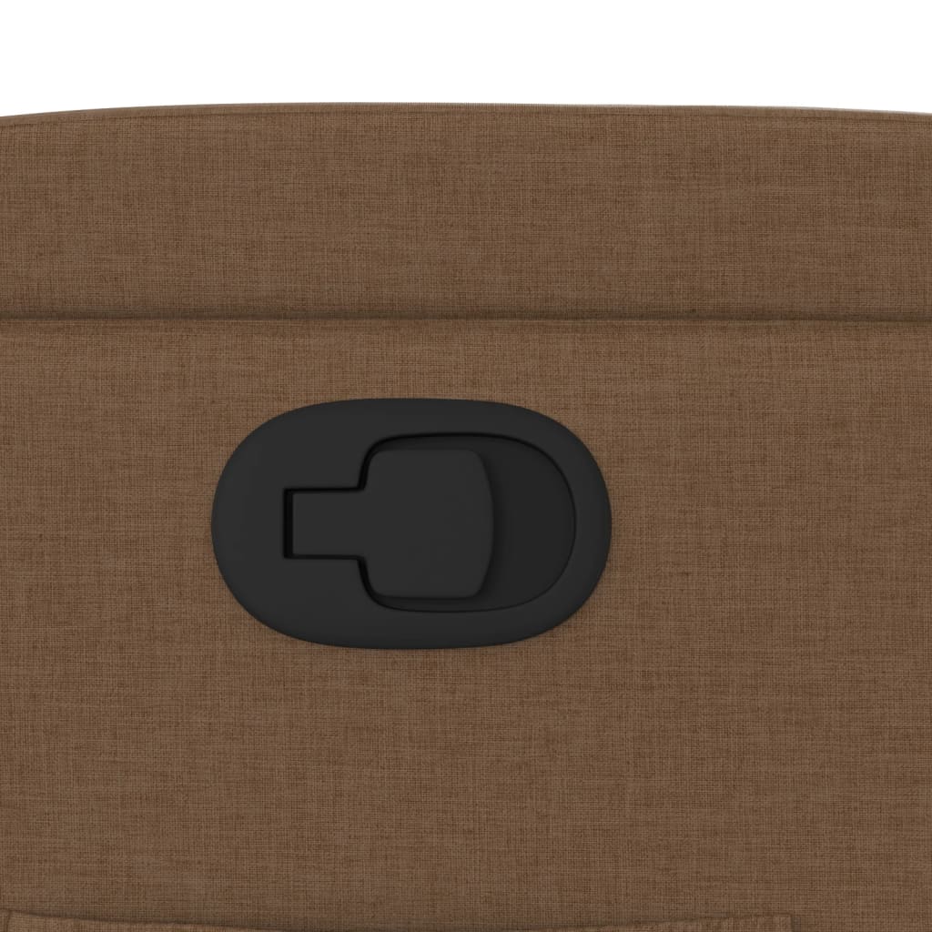 Fauteuil inclinable Marron Tissu - XIOS