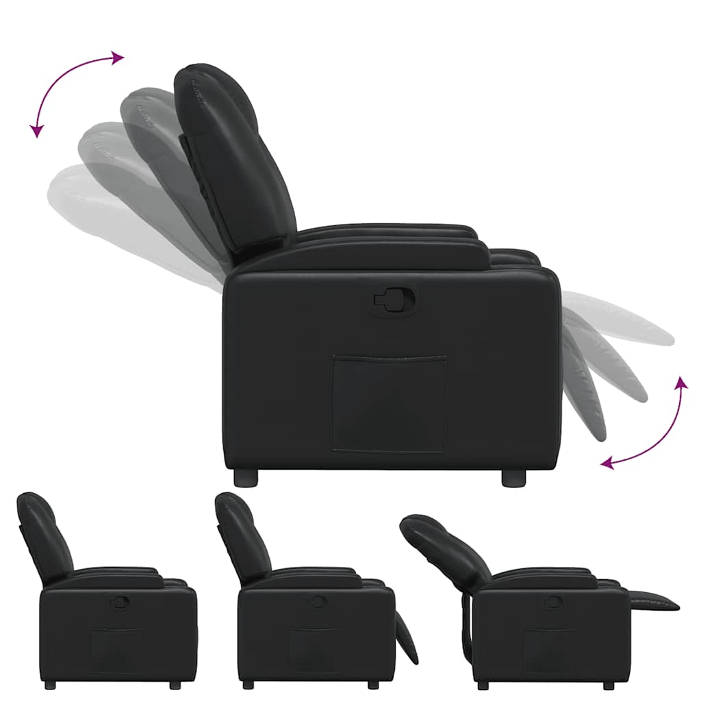 Fauteuil inclinable Noir Similicuir - XIOS