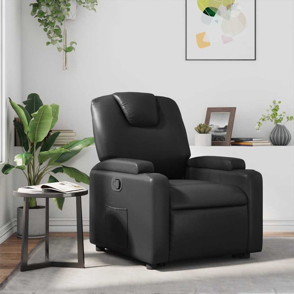 Fauteuil inclinable Noir Similicuir - XIOS