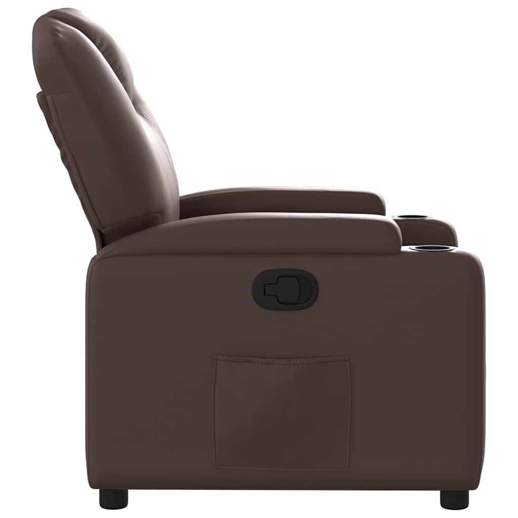 Fauteuil inclinable Marron Similicuir - XIOS