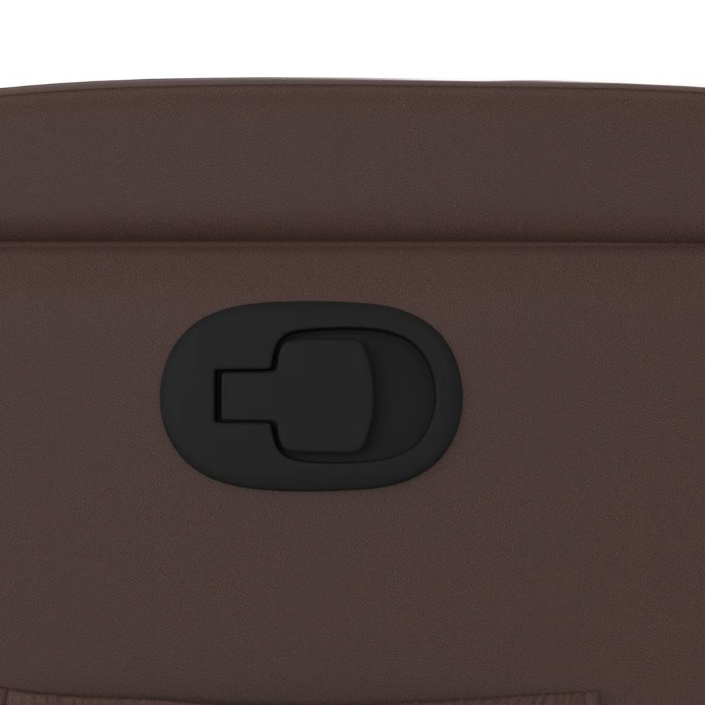 Fauteuil inclinable Marron Similicuir - XIOS