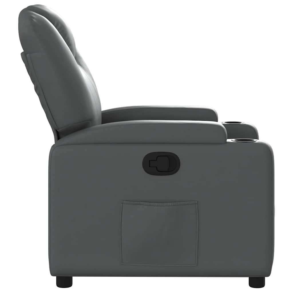 Fauteuil inclinable Gris Similicuir - XIOS