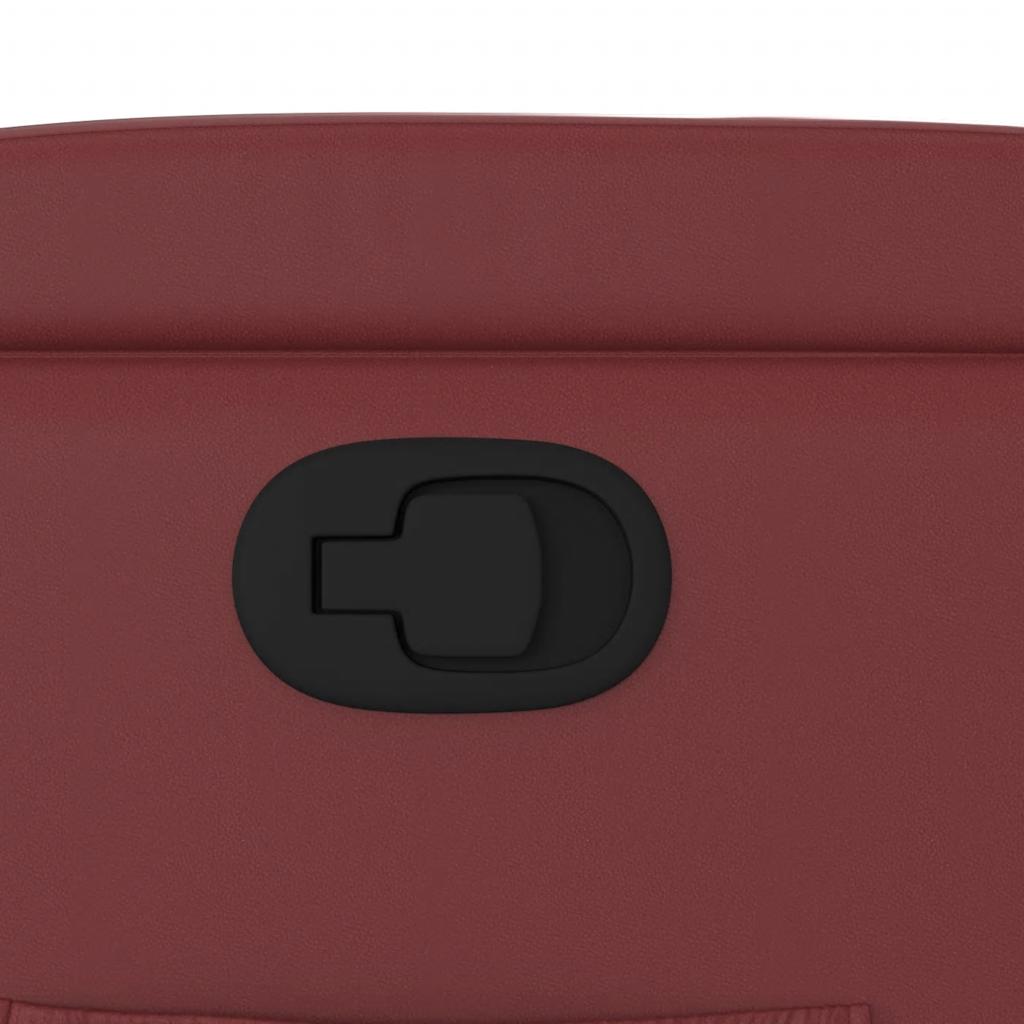 Fauteuil inclinable Rouge bordeaux Similicuir - XIOS