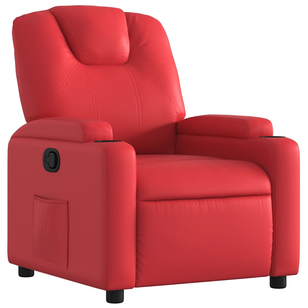 Fauteuil inclinable Rouge Similicuir - XIOS