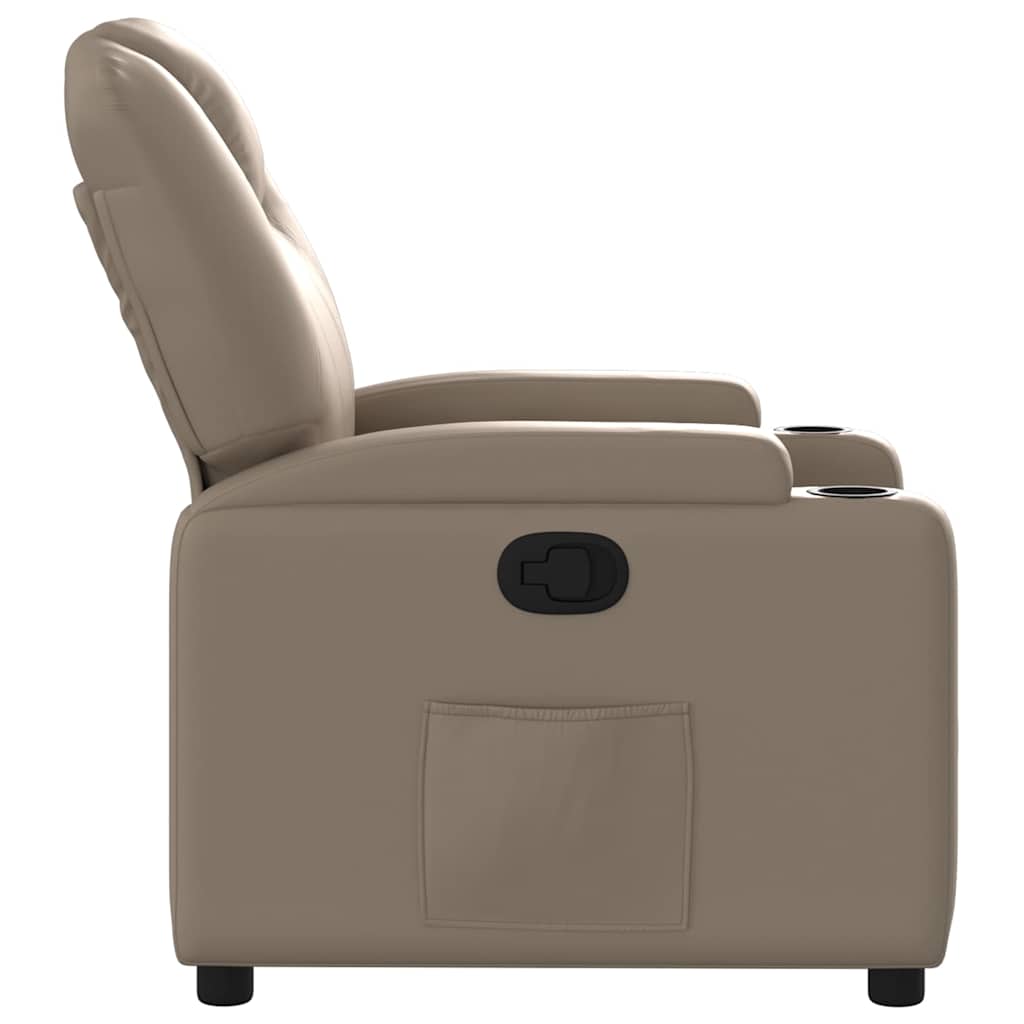 Fauteuil inclinable Cappuccino Similicuir - XIOS