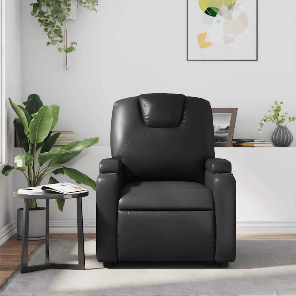 Fauteuil de massage inclinable Noir Similicuir - XIOS