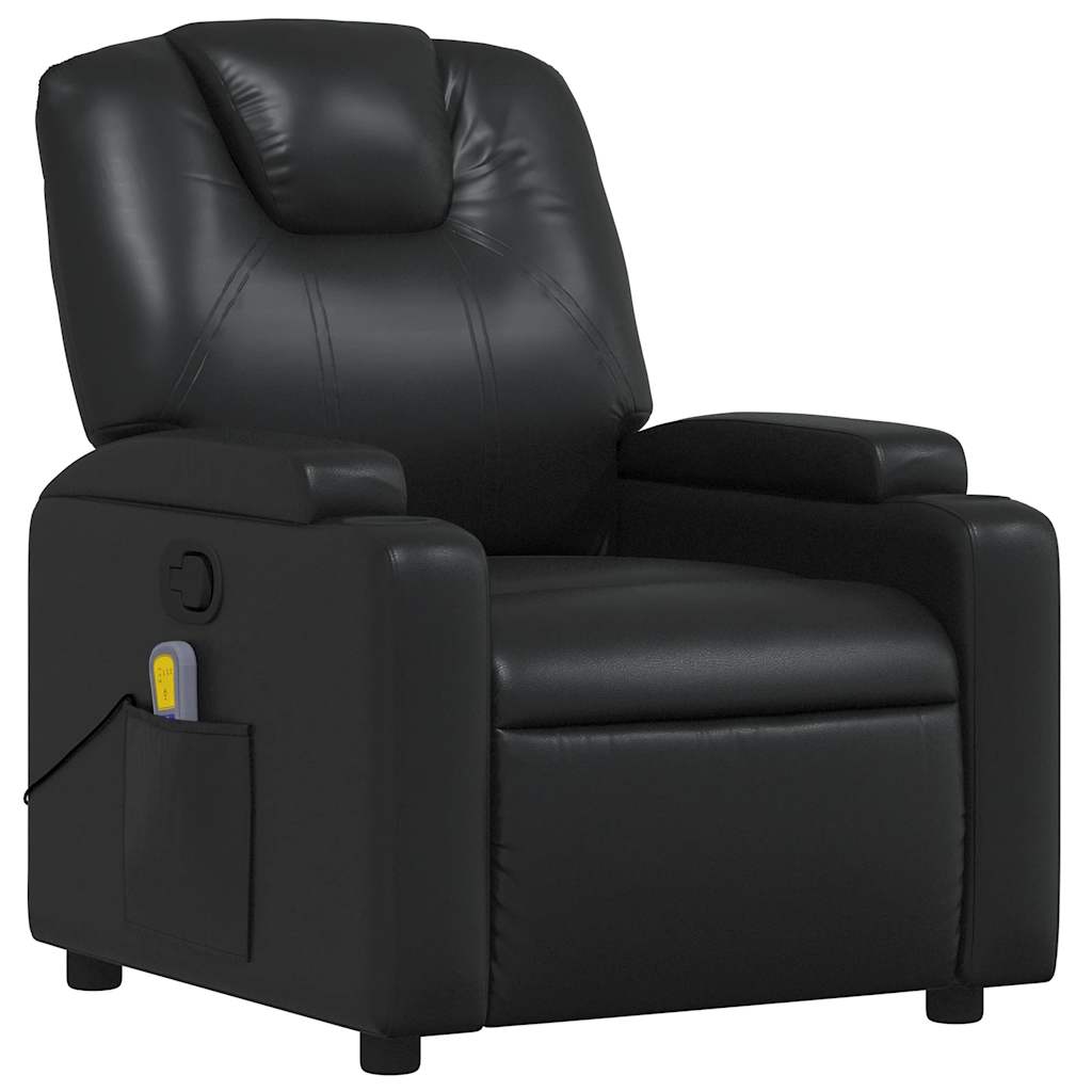 Fauteuil de massage inclinable Noir Similicuir - XIOS