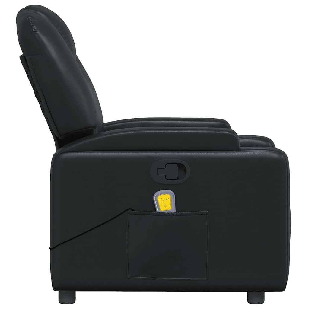 Fauteuil de massage inclinable Noir Similicuir - XIOS