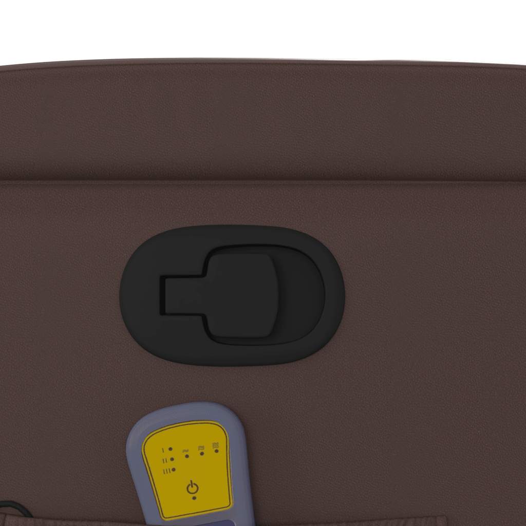 Fauteuil de massage inclinable Marron Similicuir - XIOS