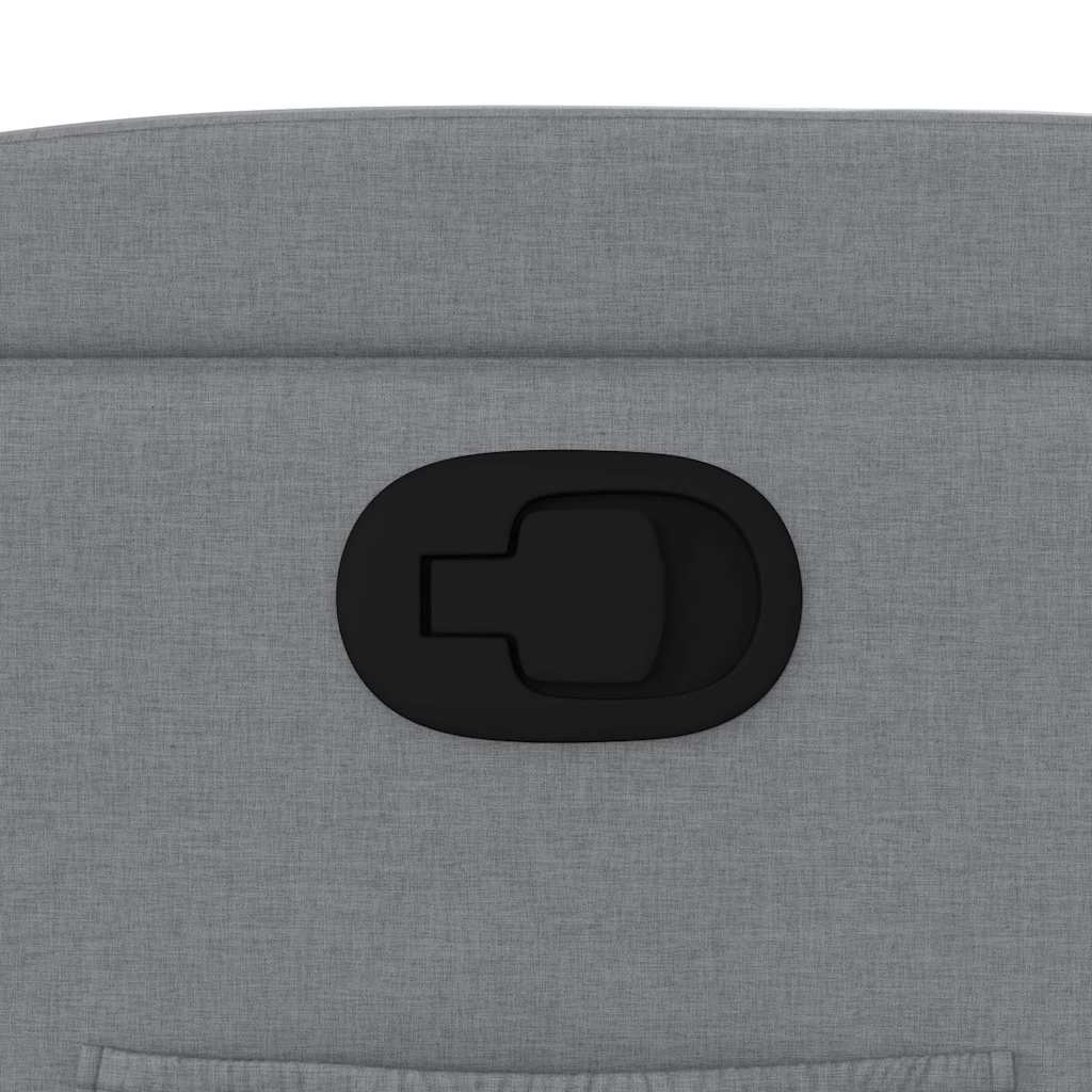 Fauteuil inclinable Gris clair Tissu - XIOS