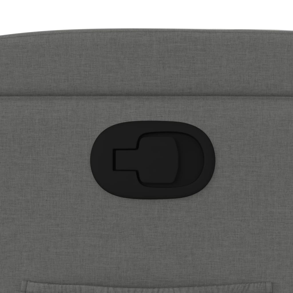 Fauteuil inclinable Gris foncé Tissu - XIOS