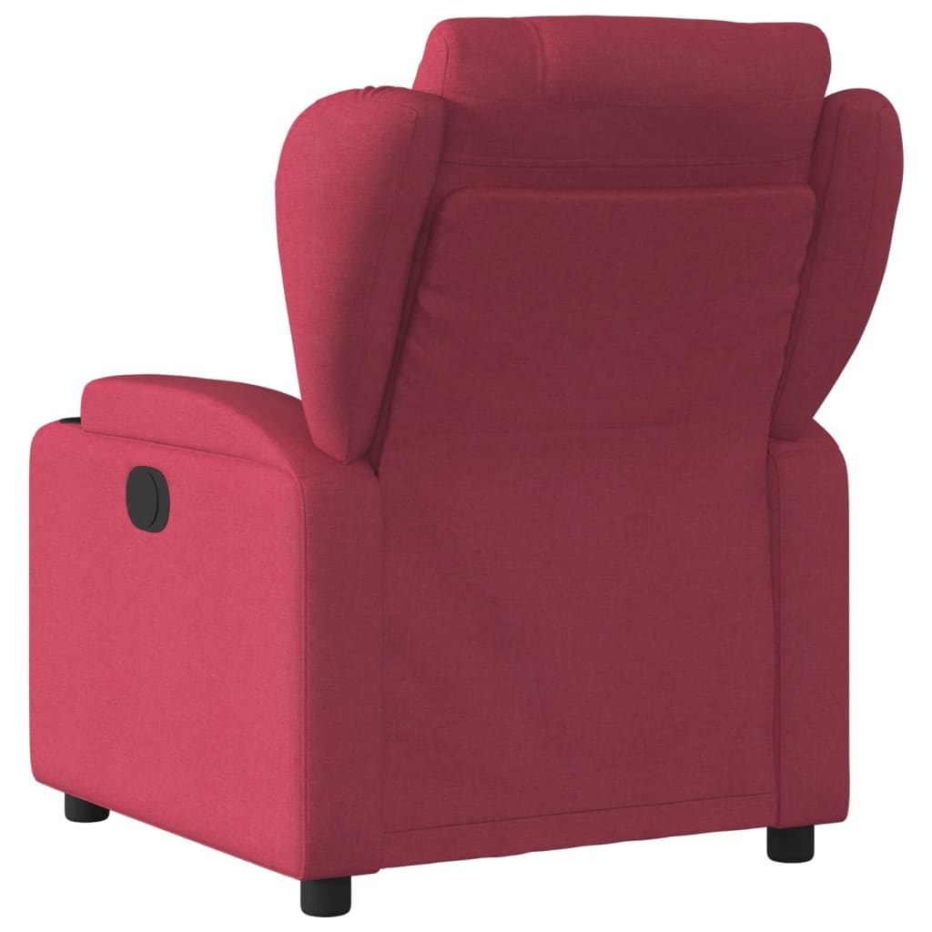 Fauteuil inclinable Rouge bordeaux Tissu - XIOS