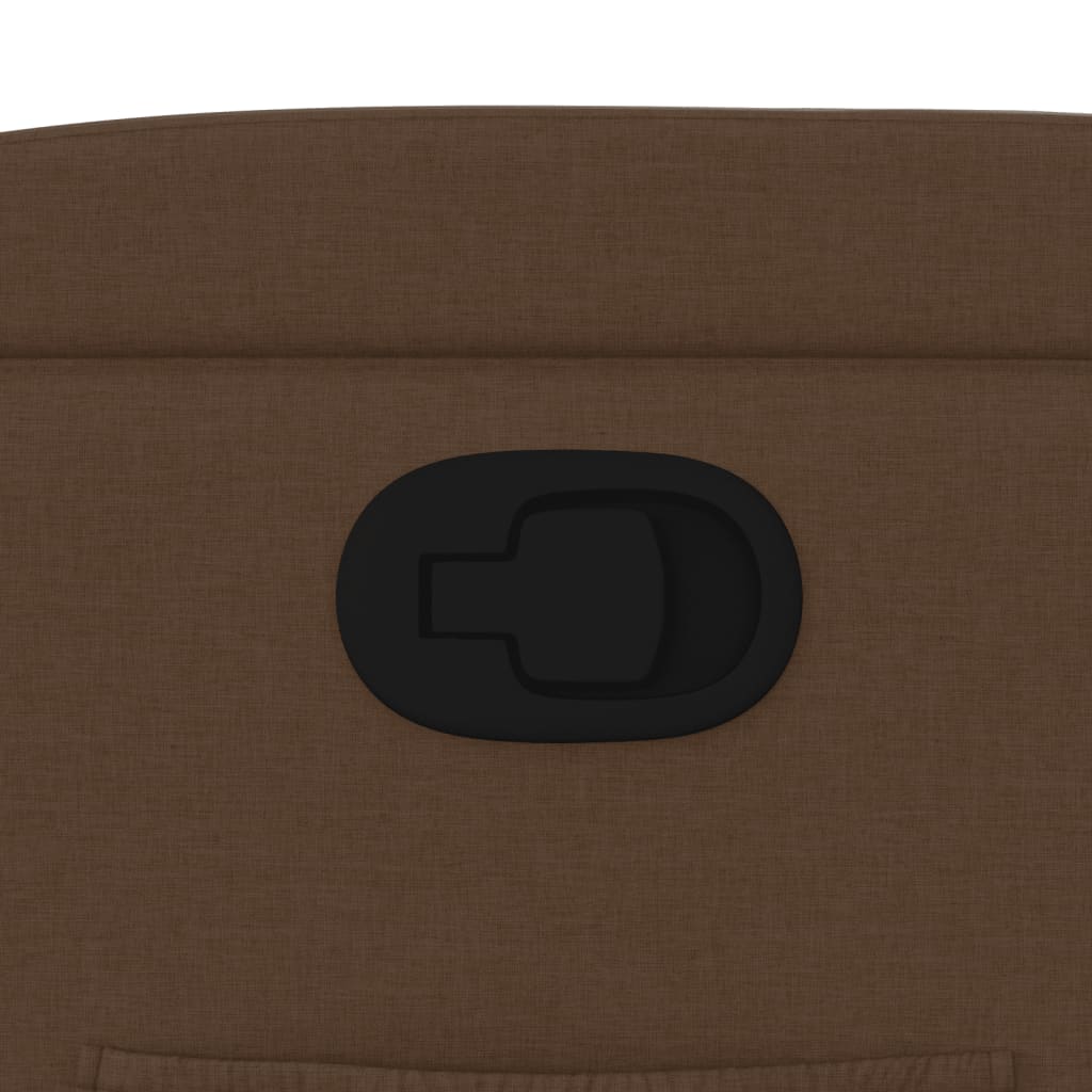 Fauteuil inclinable Marron Tissu - XIOS