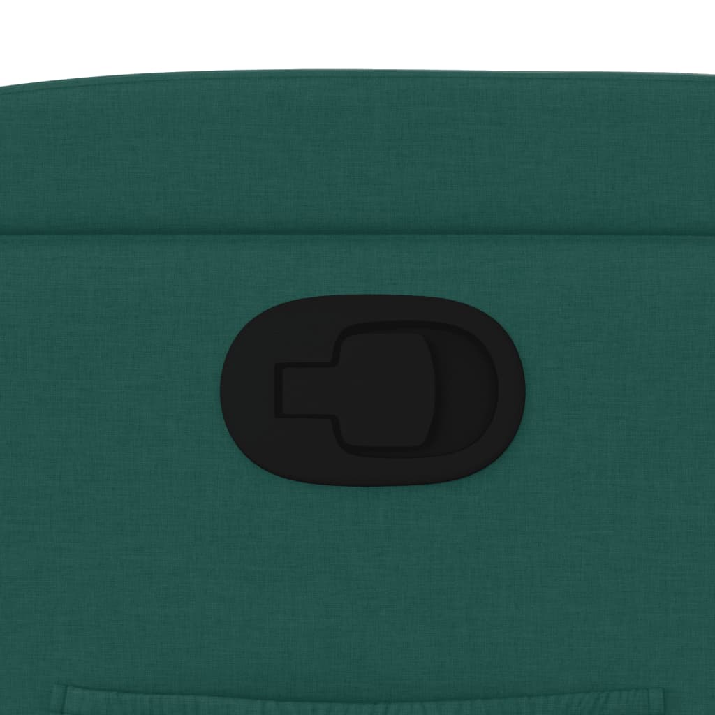 Fauteuil inclinable Vert foncé Tissu - XIOS