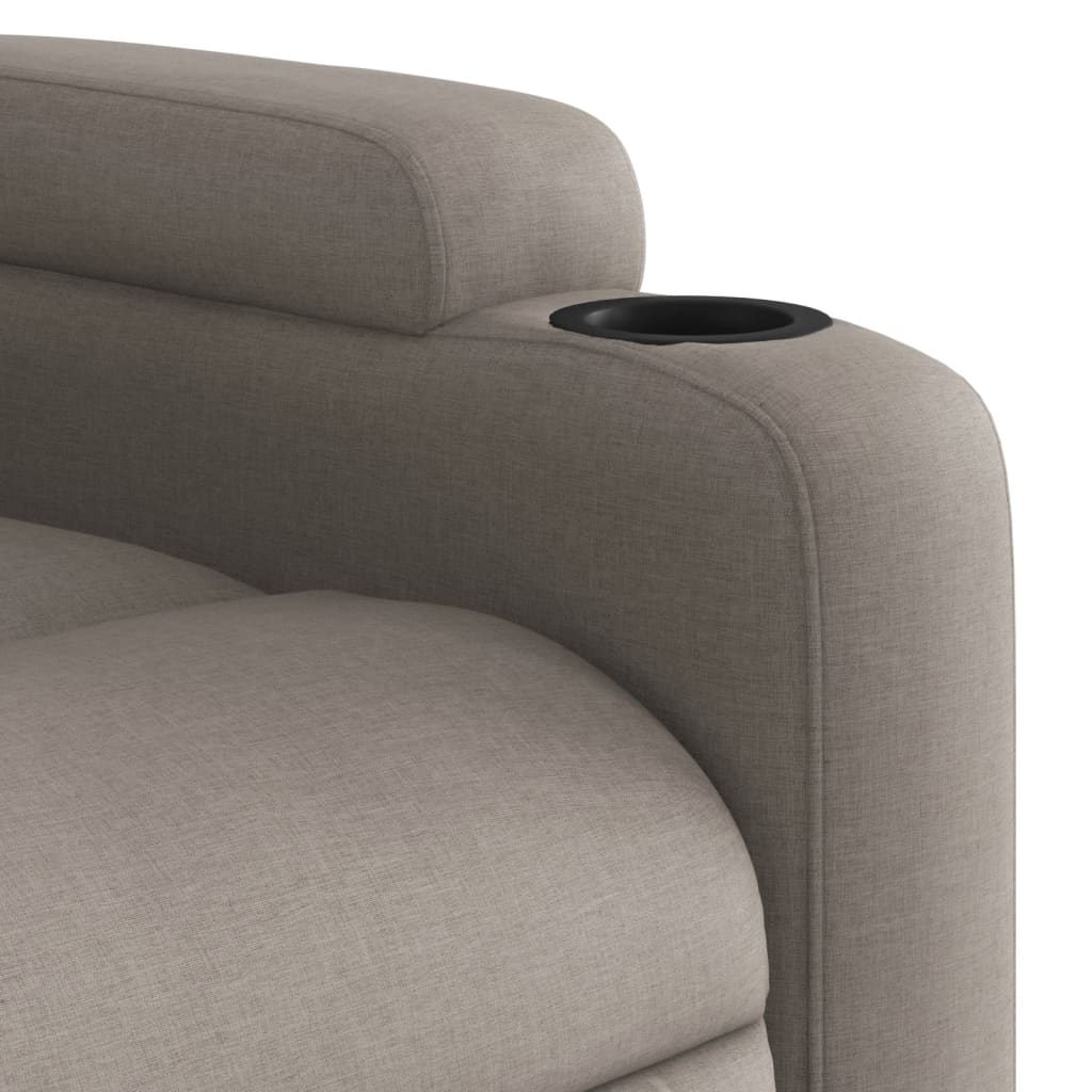 Fauteuil inclinable Taupe Tissu - XIOS