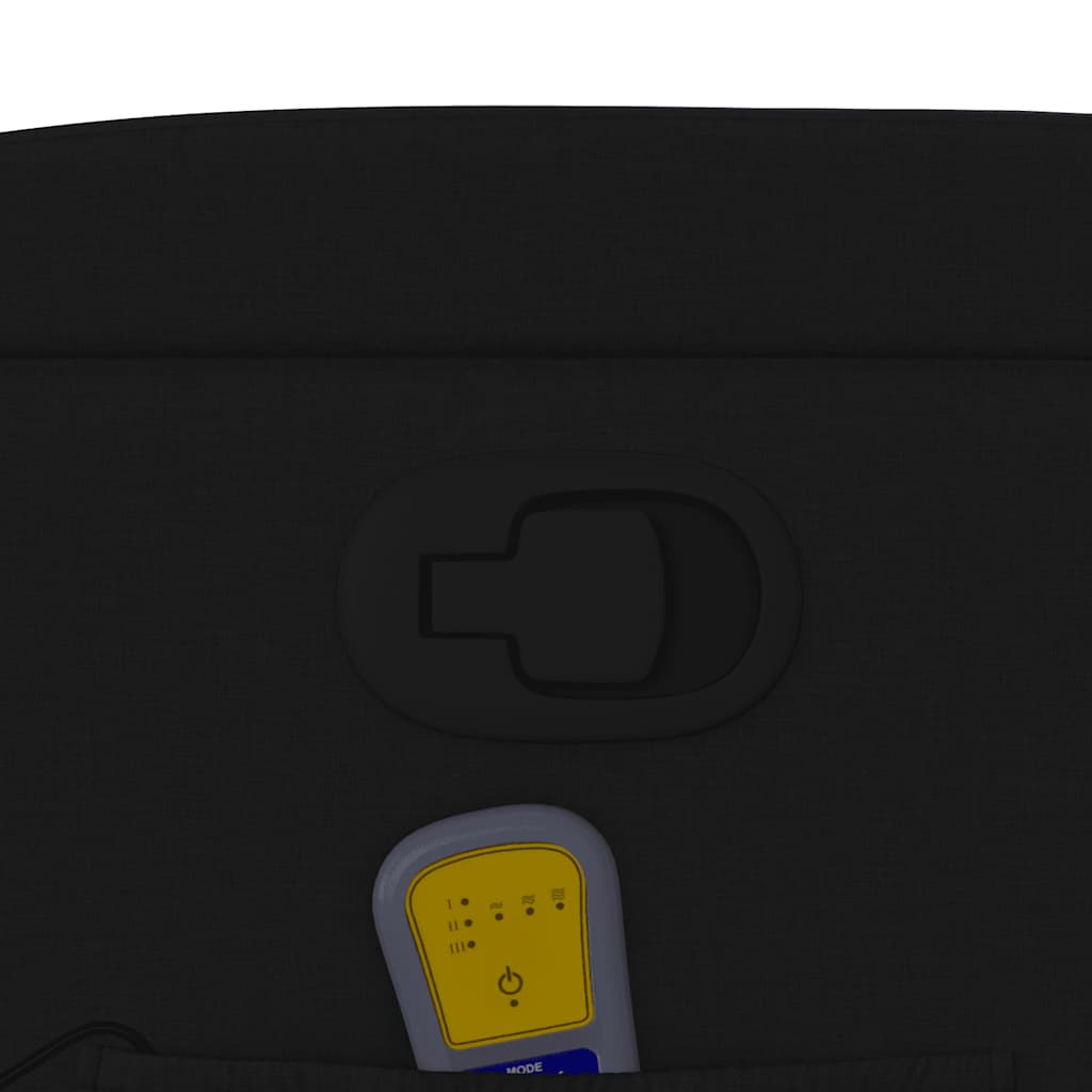 Fauteuil de massage inclinable Noir Tissu - XIOS