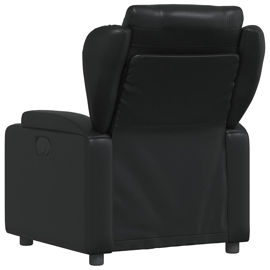 Fauteuil inclinable en similicuir noir - XIOS