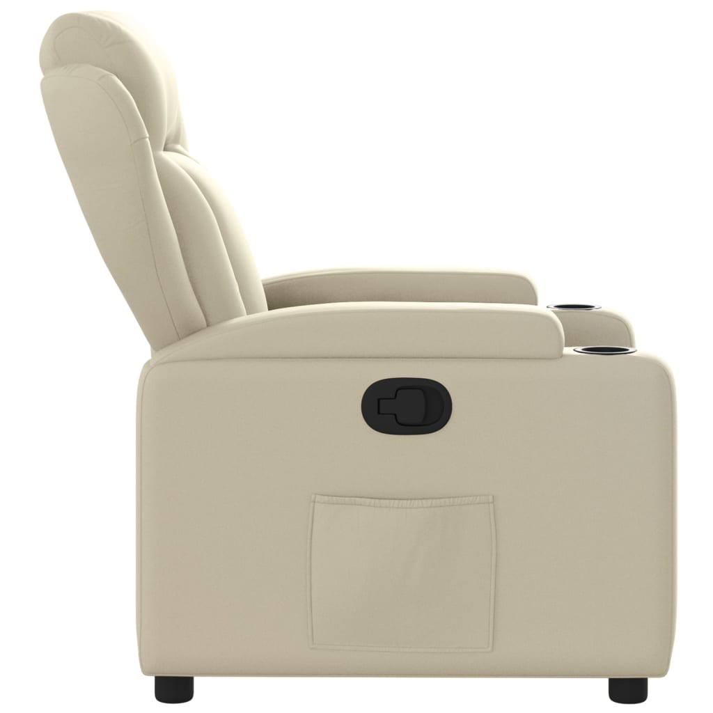Fauteuil inclinable Crème Similicuir - XIOS
