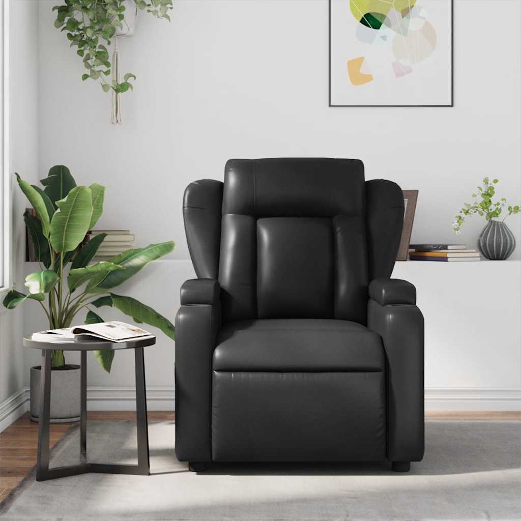 Fauteuil de massage inclinable Noir Similicuir - XIOS