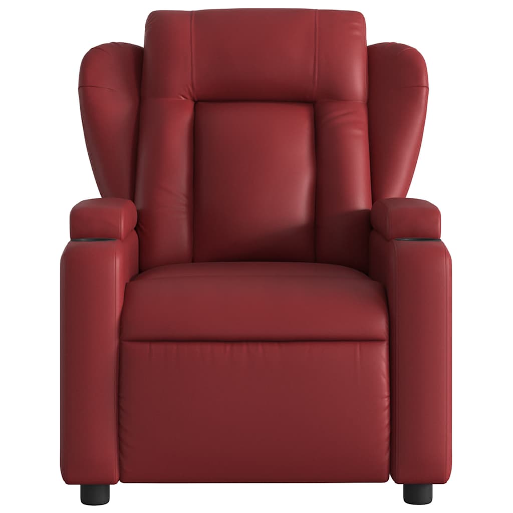 Fauteuil de massage inclinable Rouge bordeaux Similicuir - XIOS