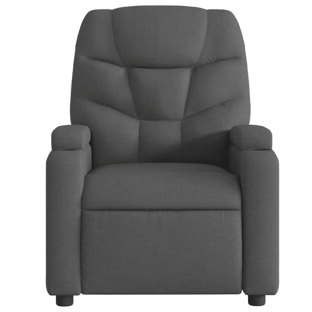 Fauteuil inclinable Gris foncé Tissu - XIOS