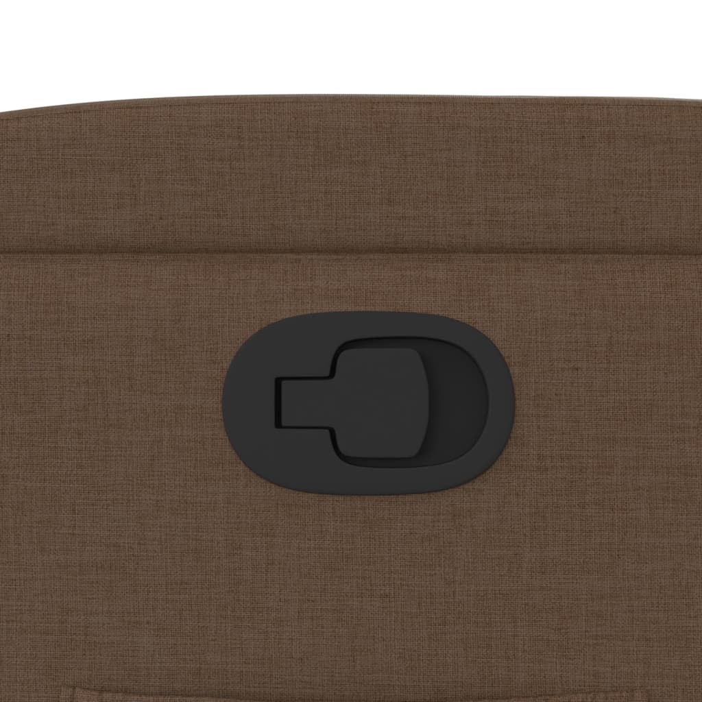 Fauteuil inclinable Marron Tissu - XIOS