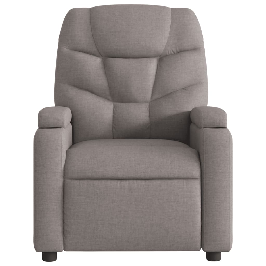 Fauteuil inclinable Taupe Tissu