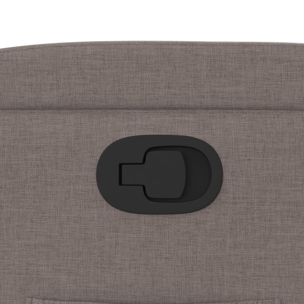 Fauteuil inclinable Taupe Tissu