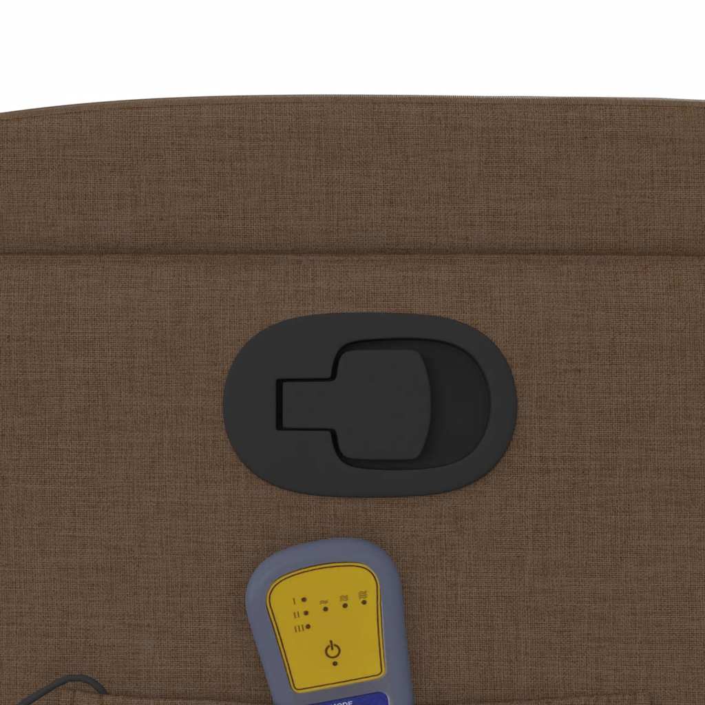 Fauteuil de massage inclinable Marron Tissu - XIOS