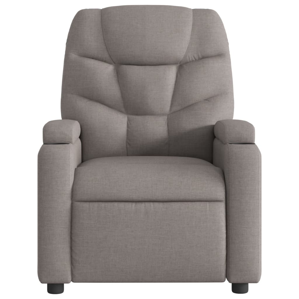Fauteuil de massage inclinable Taupe Tissu - XIOS