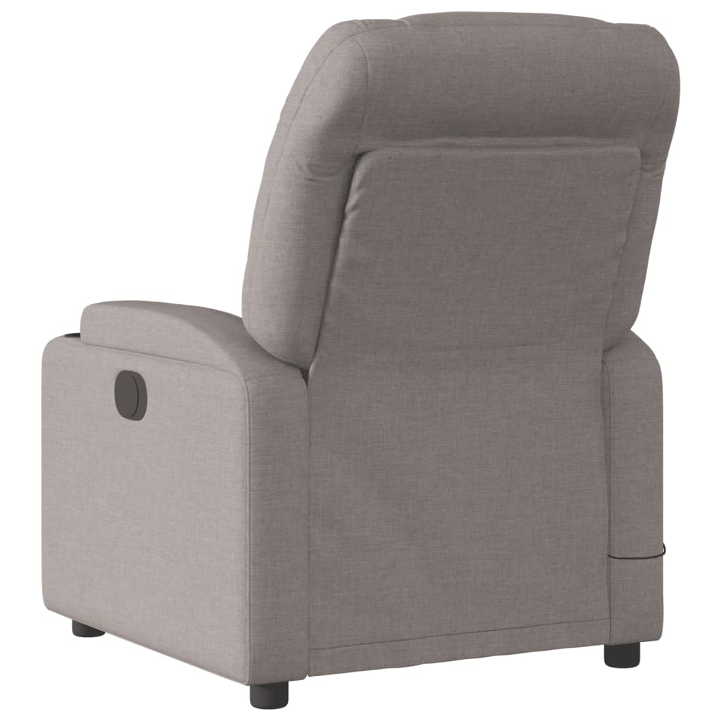 Fauteuil de massage inclinable Taupe Tissu - XIOS