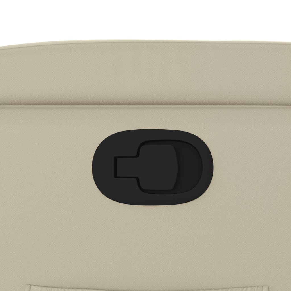 Fauteuil inclinable Crème Similicuir - XIOS