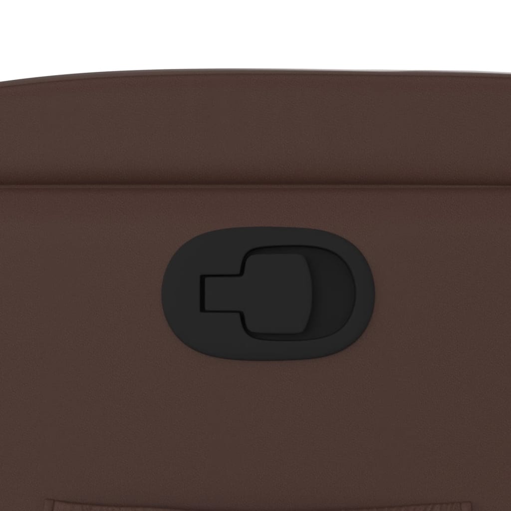 Fauteuil inclinable Marron Similicuir - XIOS