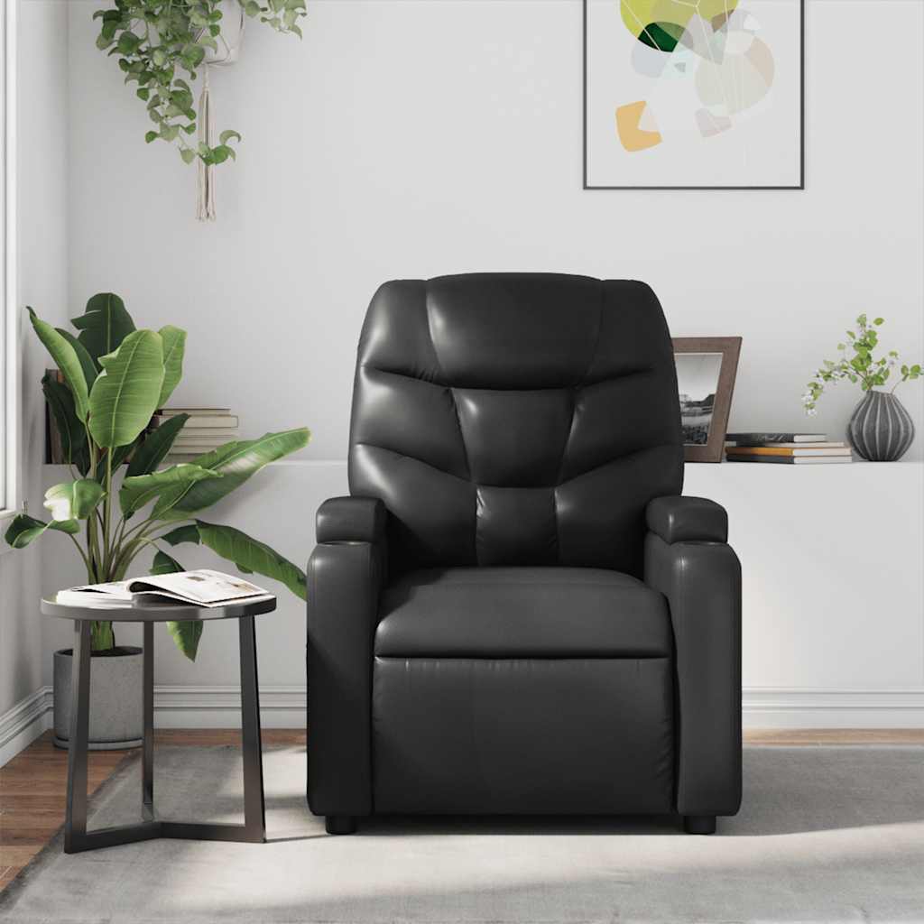Fauteuil de massage inclinable Noir Similicuir - XIOS