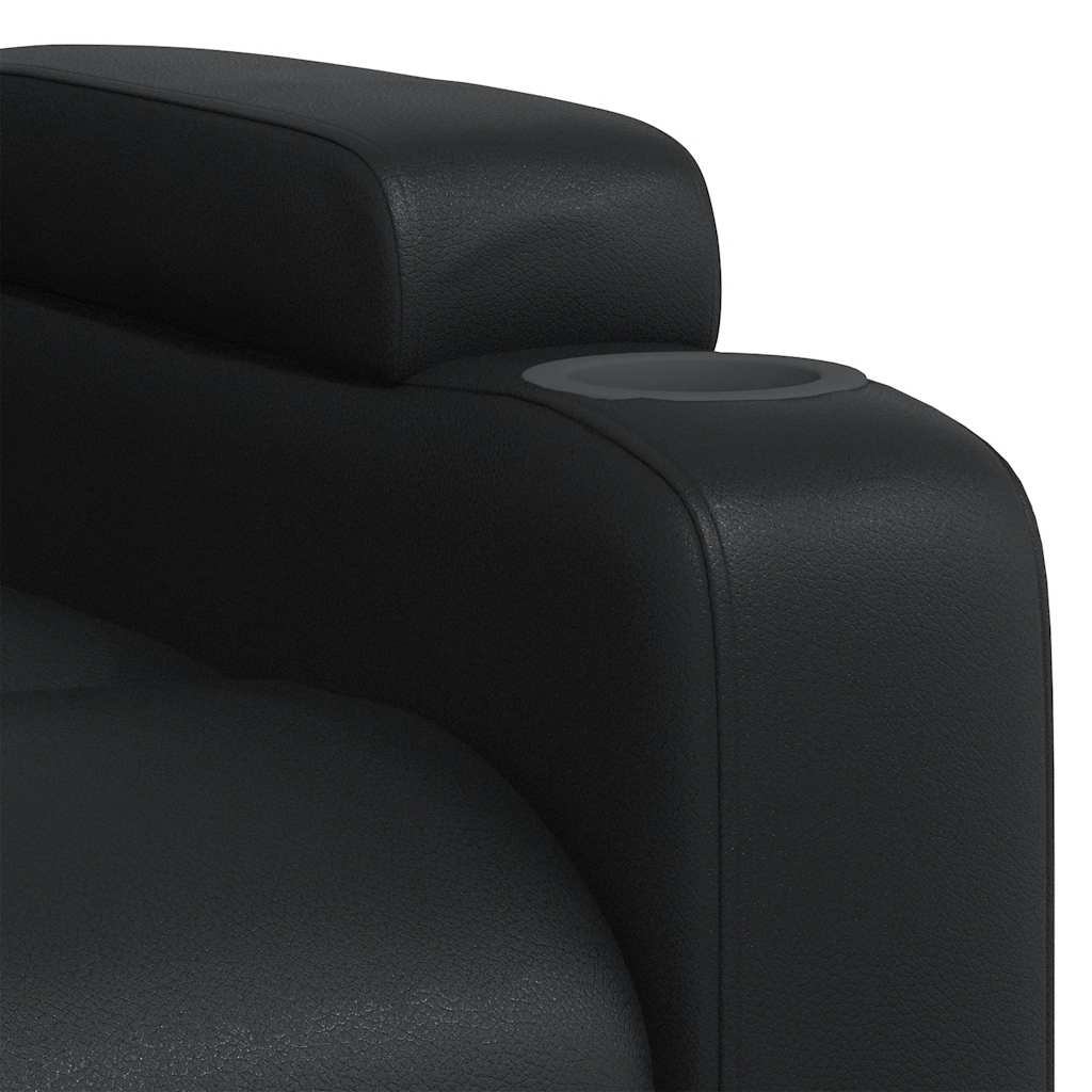 Fauteuil de massage inclinable Noir Similicuir - XIOS