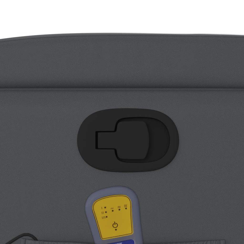 Fauteuil de massage inclinable Gris Similicuir - XIOS