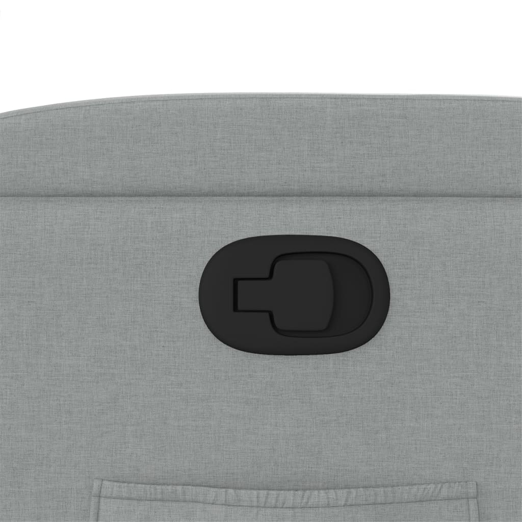 Fauteuil inclinable Gris clair Tissu - XIOS