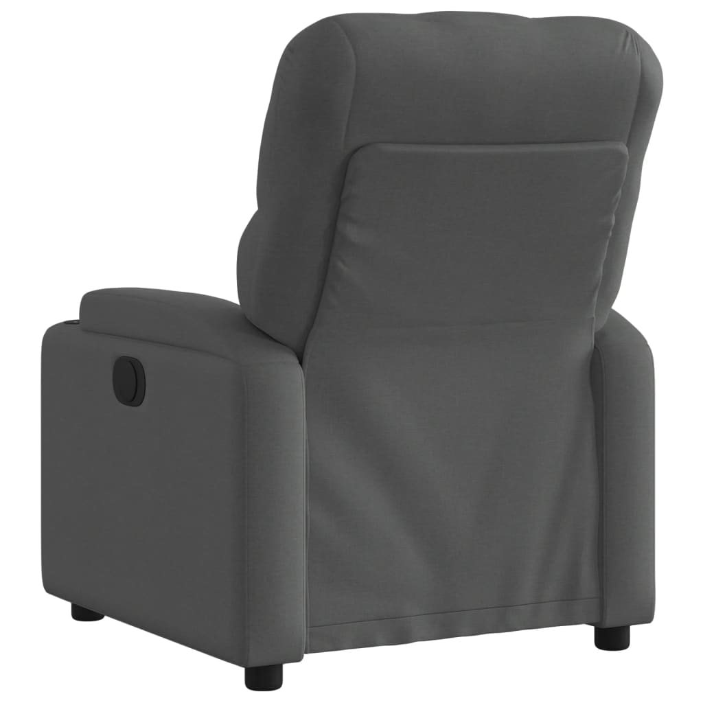 Fauteuil inclinable en tissu gris foncé - XIOS