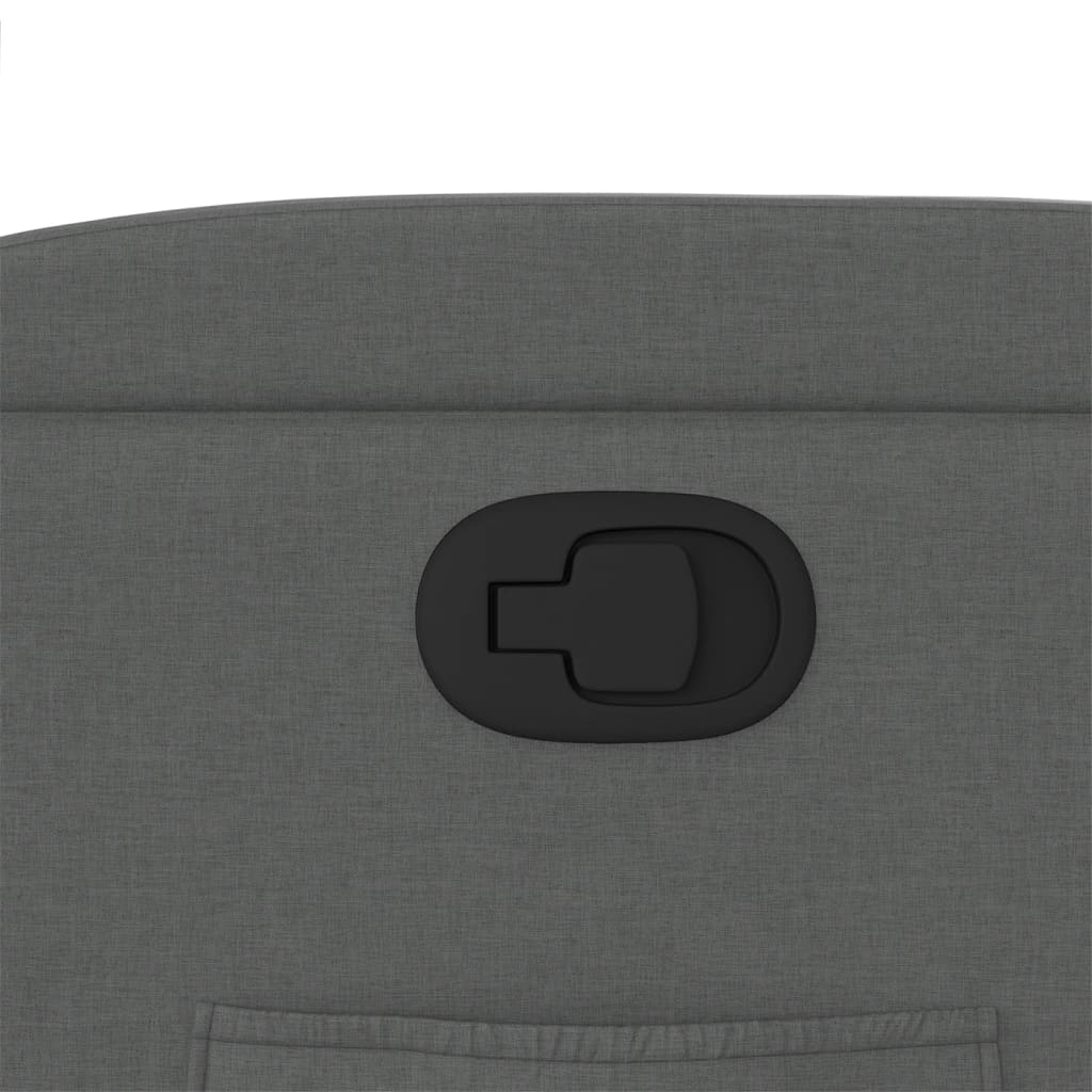 Fauteuil inclinable Gris foncé Tissu - XIOS