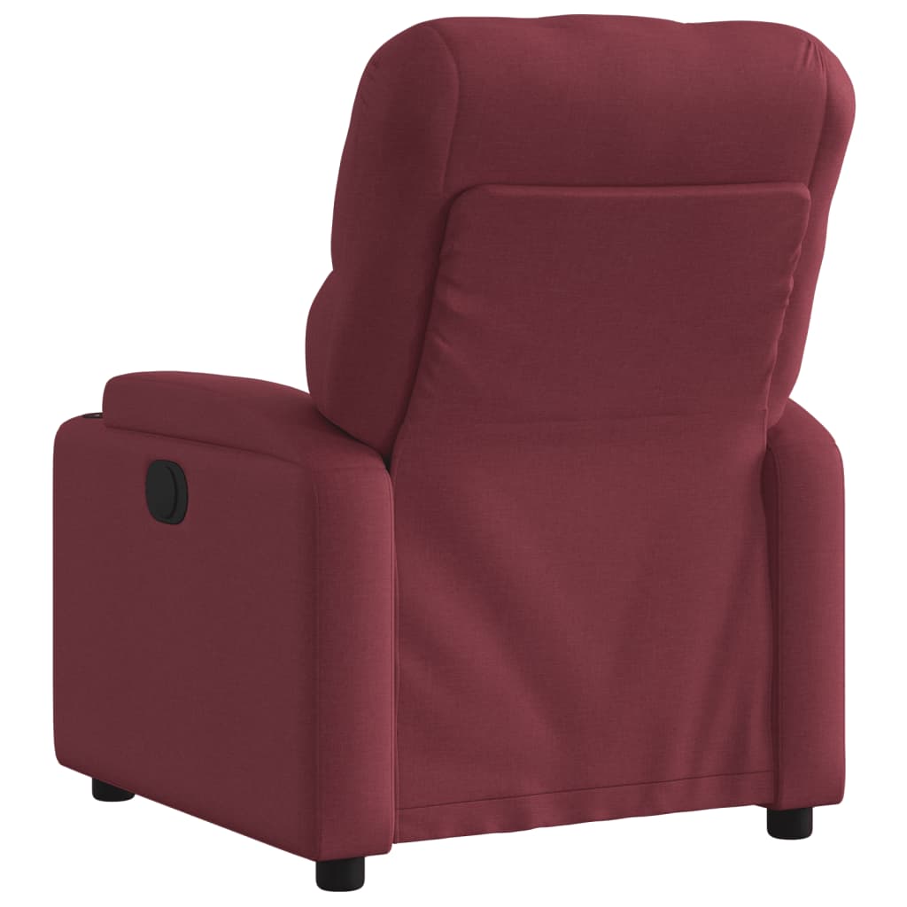 Fauteuil inclinable Rouge bordeaux Tissu - XIOS