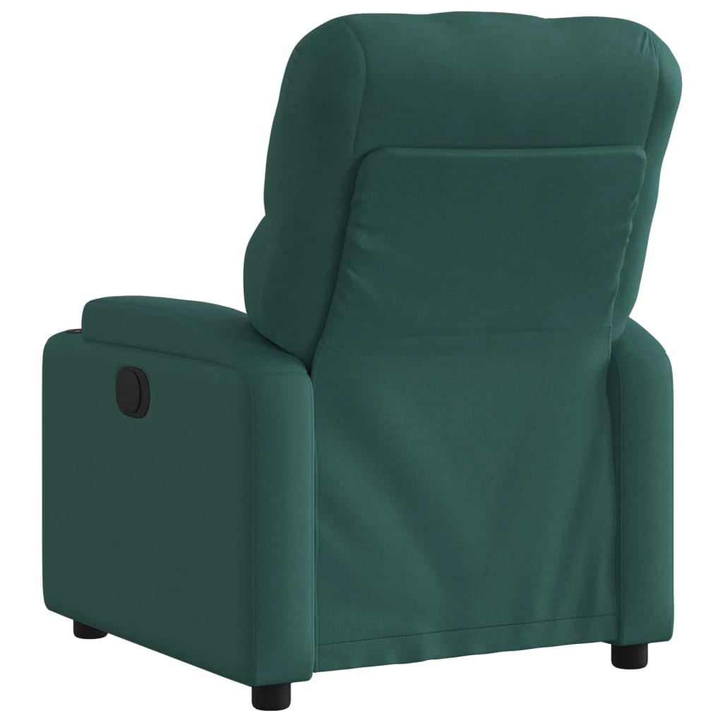 Fauteuil inclinable Vert foncé Tissu - XIOS