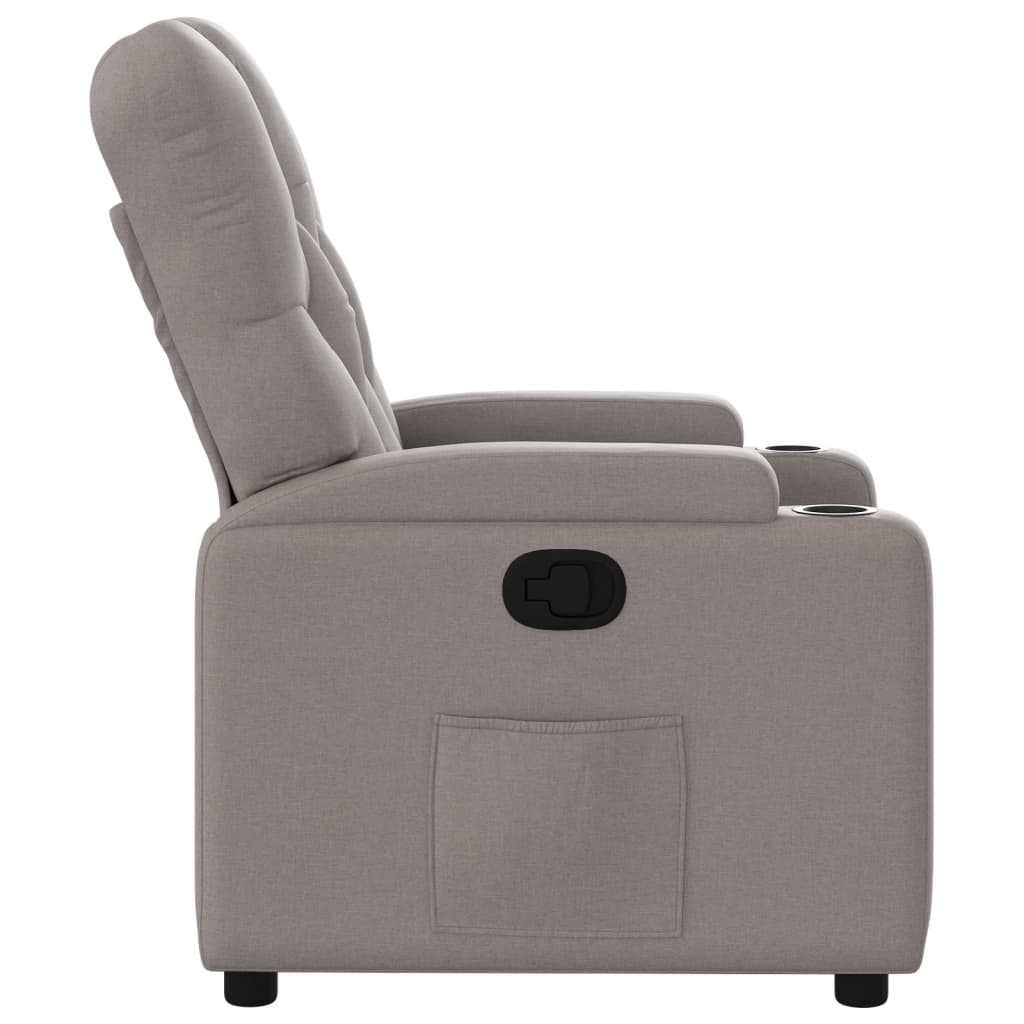 Fauteuil inclinable Taupe Tissu - XIOS