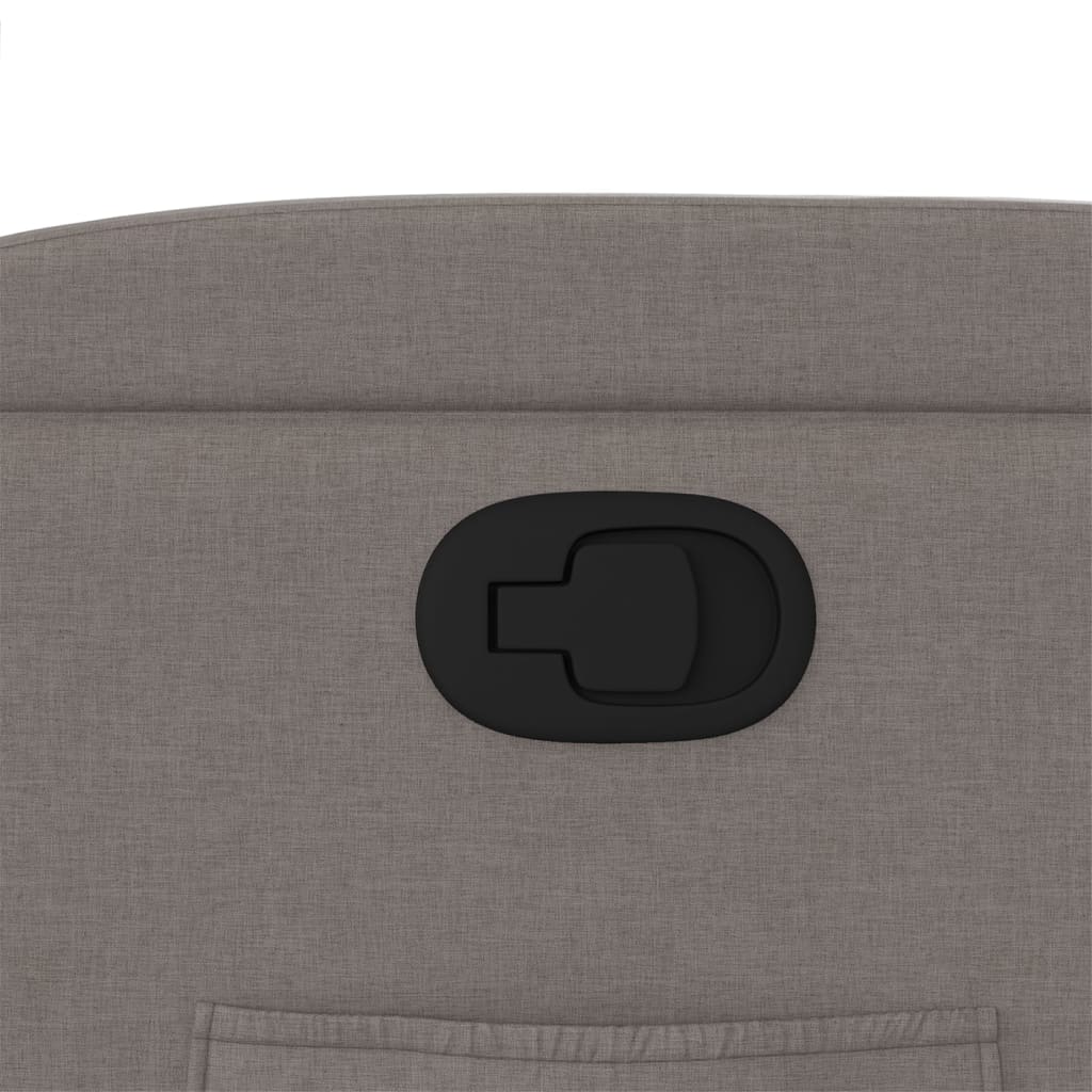 Fauteuil inclinable Taupe Tissu - XIOS