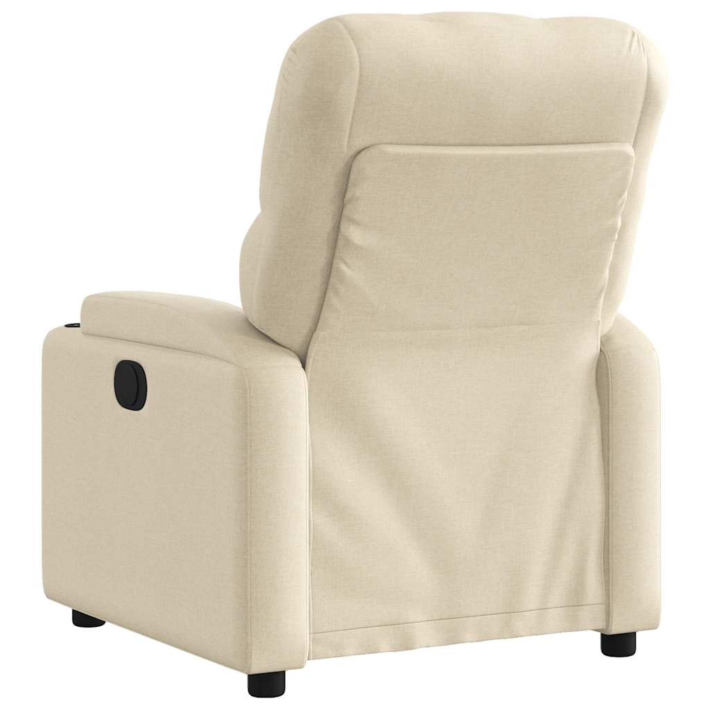 Fauteuil inclinable Crème Tissu - XIOS