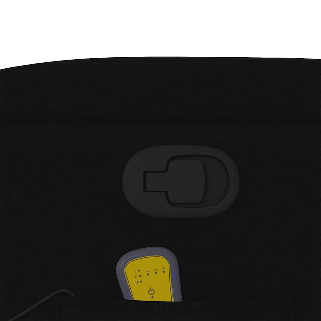 Fauteuil de massage inclinable Noir Tissu - XIOS