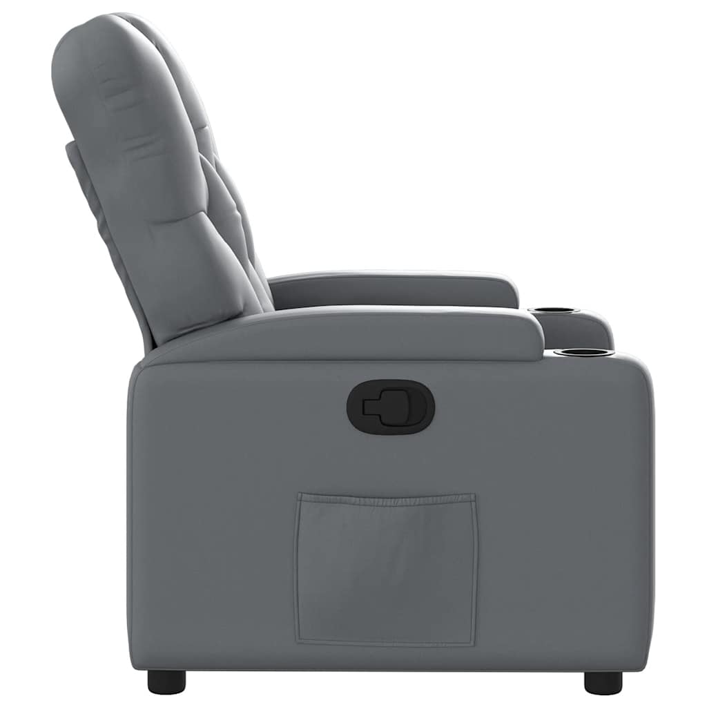 Fauteuil inclinable Gris Similicuir - XIOS
