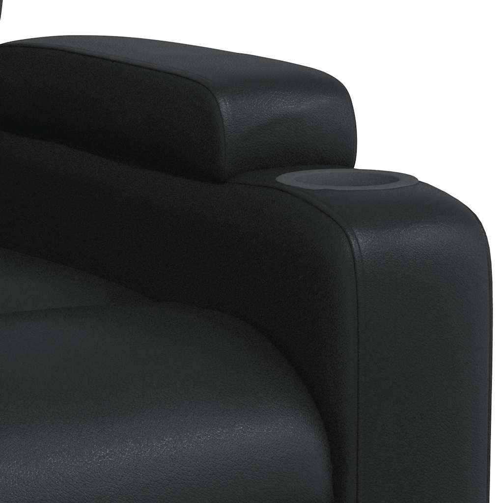 Fauteuil de massage inclinable Noir Similicuir - XIOS